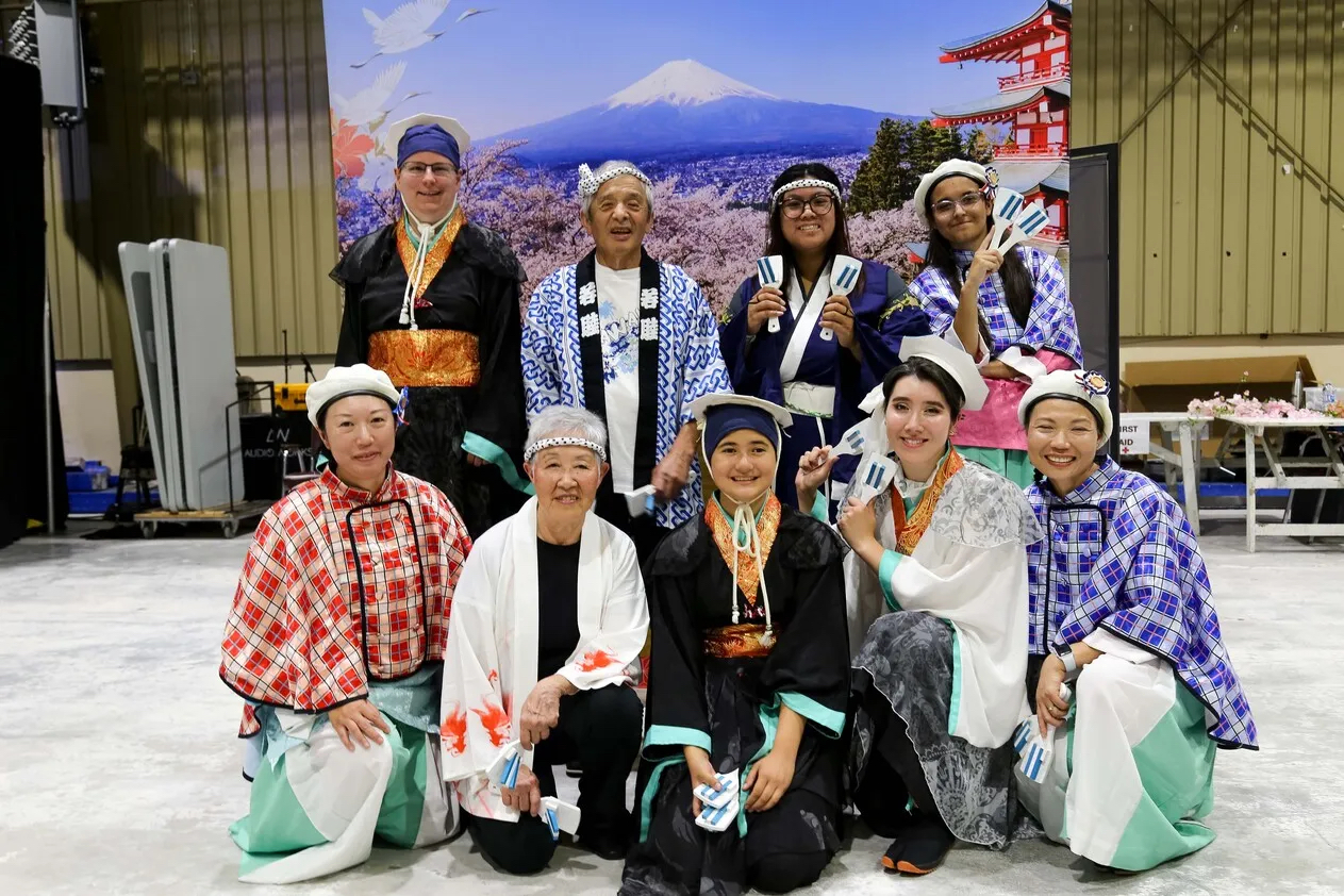 Ōzora JCAM Yosakoi performing at the Japanese Pavilion, Folklorama Winnipeg